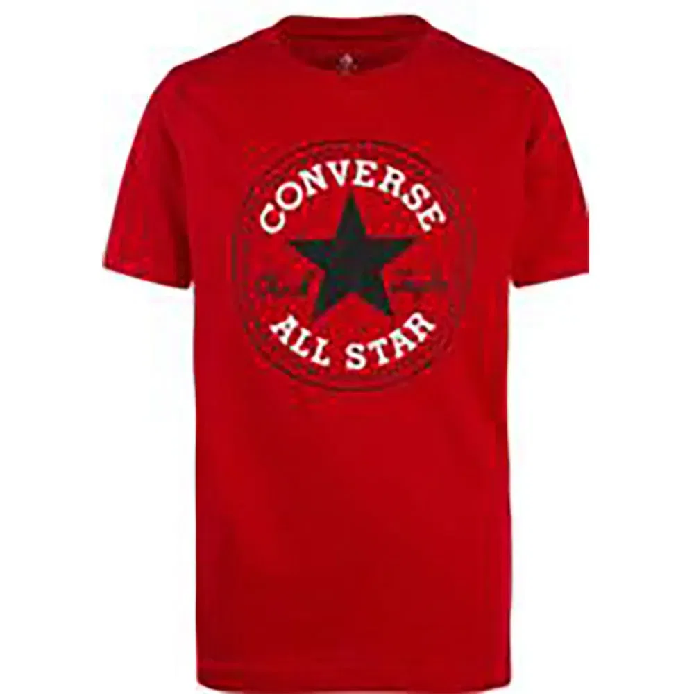 Футболка с коротким рукавом Chuck Patch Converse Kids, красный
