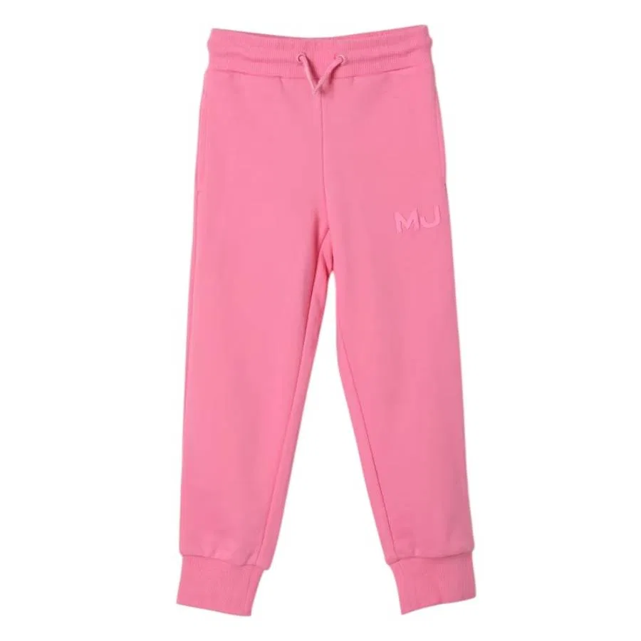 Спортивные штаны с утяжкой MJ Logo Little Marc Jacobs, Fuschia
