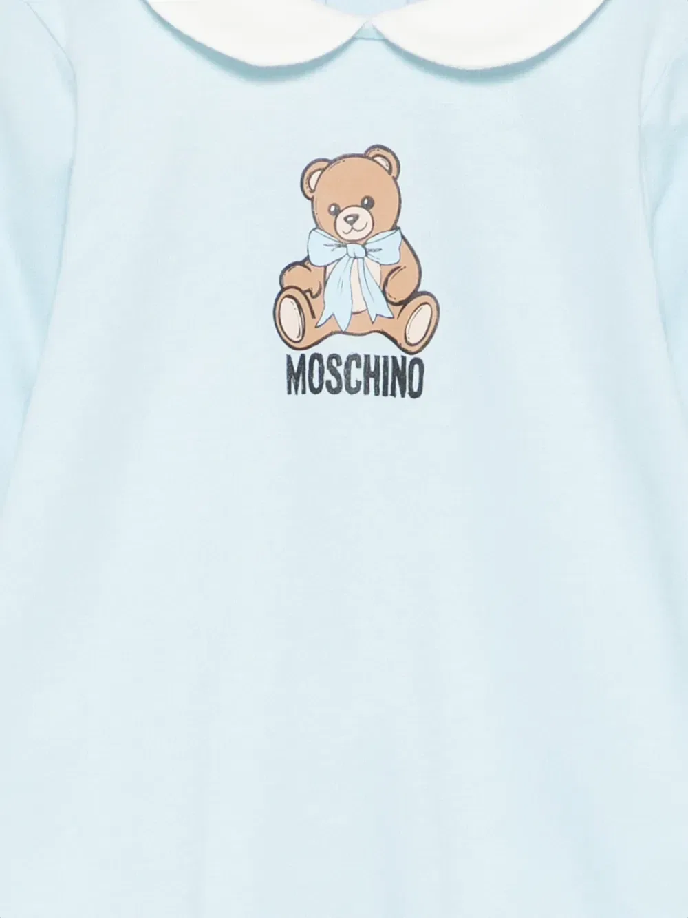 Пижама с логотипом Moschino Kids, синий — фото 3