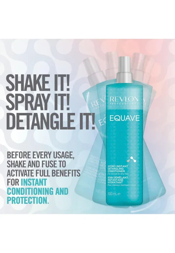 Кондиционер двухфазный Equave hydro professional bi-phase detangling conditioner для нормальных и сухих волос Revlon Professional 500 мл — фото 4