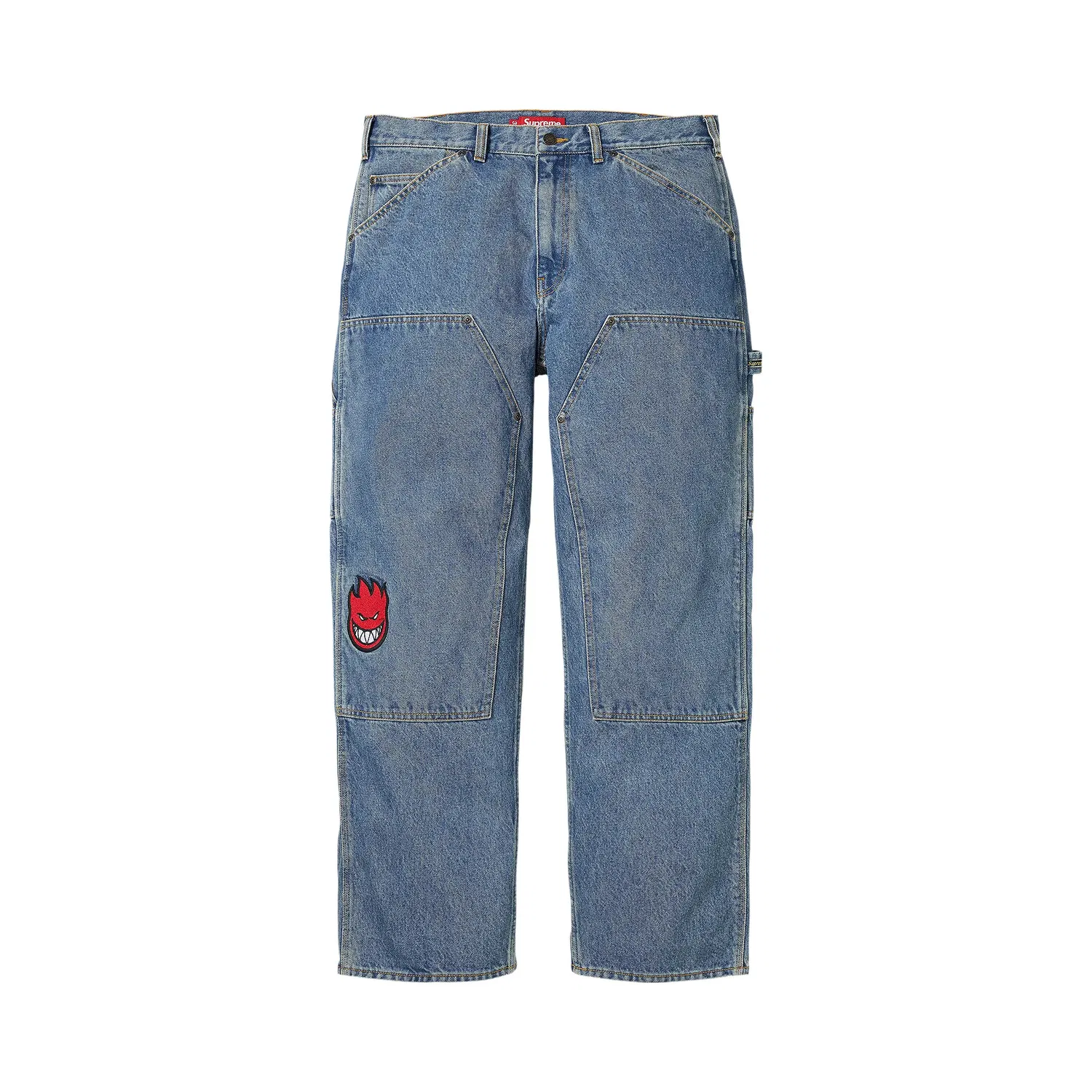 Брюки Supreme x Spitfire Double Knee Painter Pant, синий