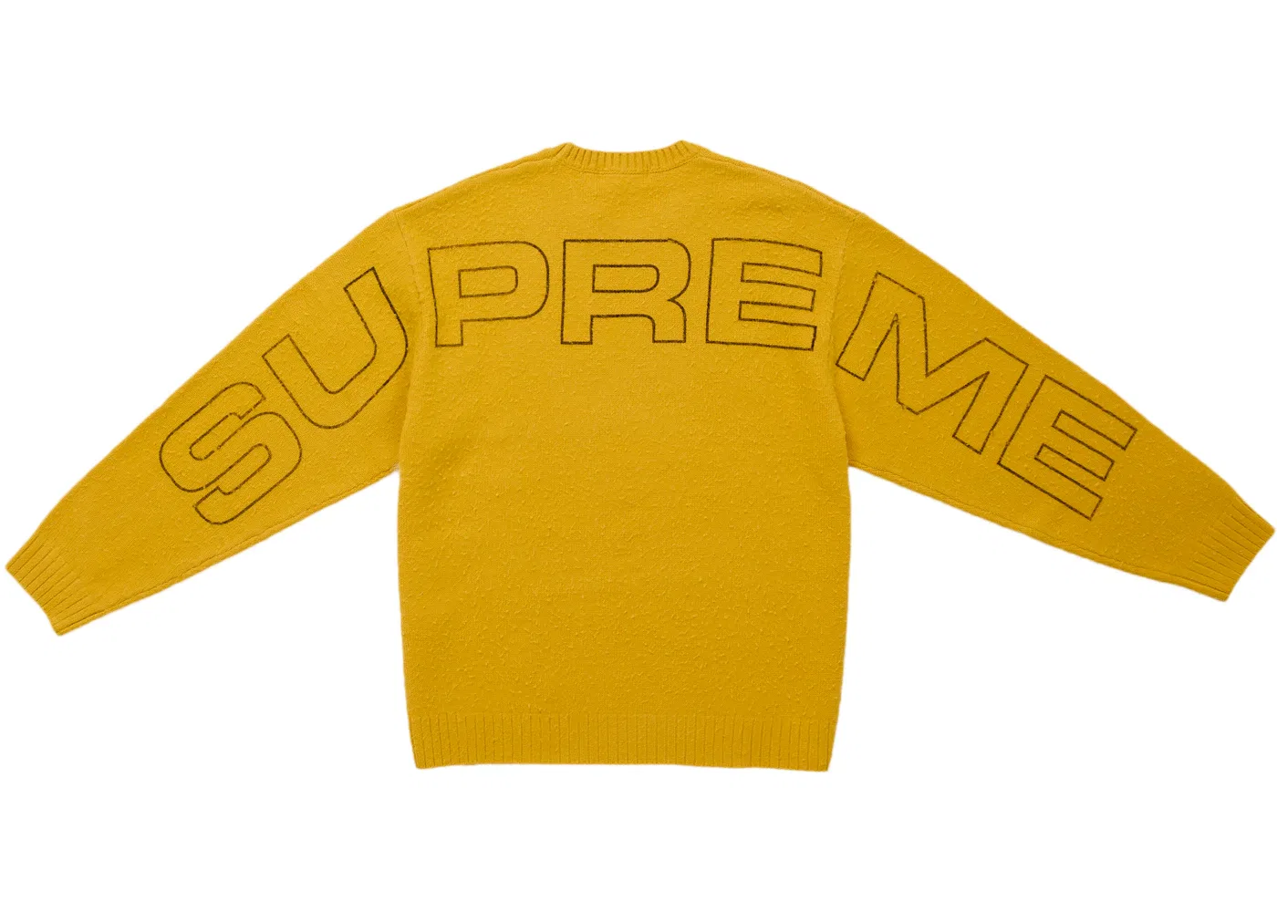 Мужской свитер с принтом Supreme Sweater (SS26), Gold — фото 2