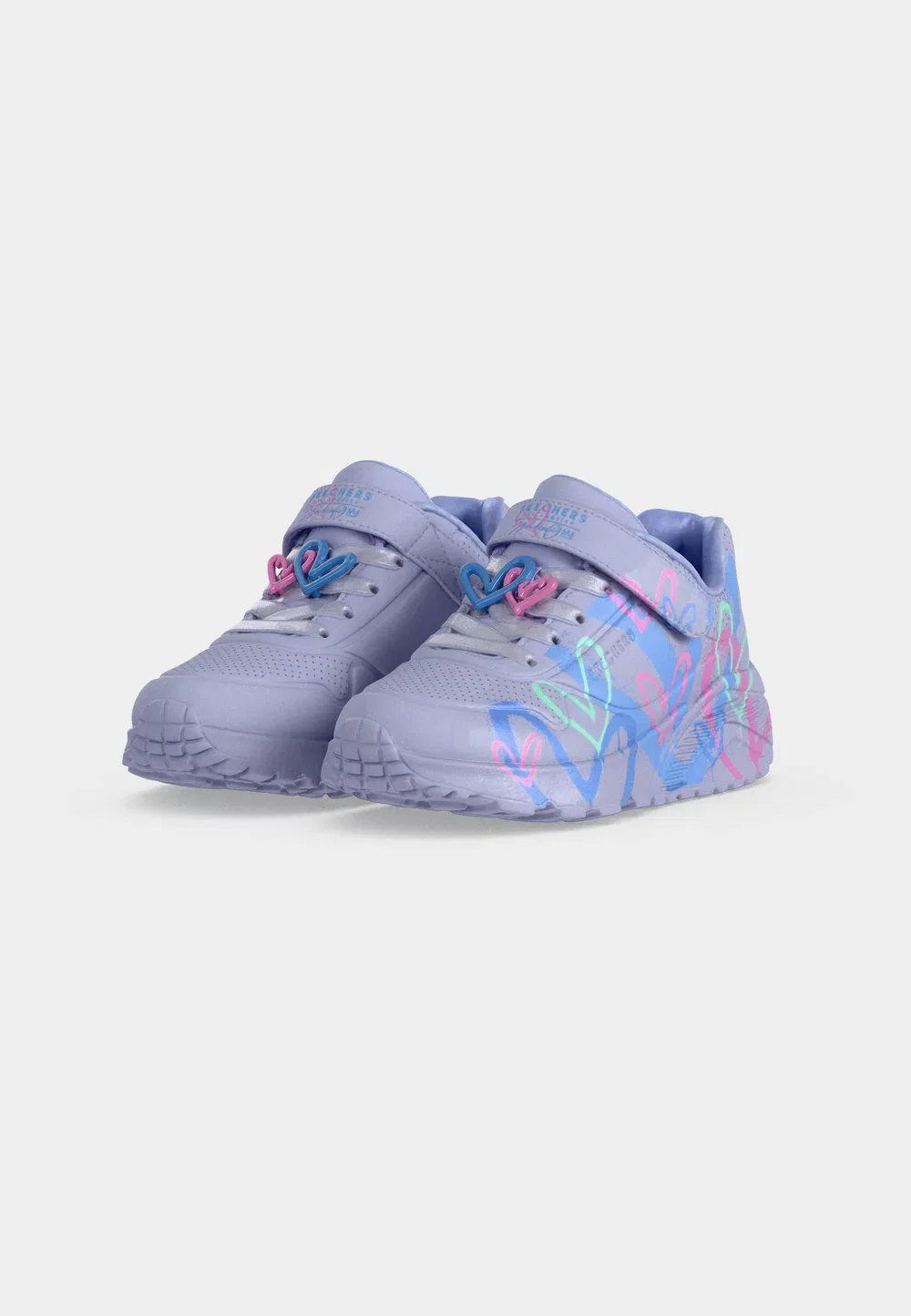 Кроссовки Uno Lite Skechers, Lavender/Multi-Coloured — фото 3