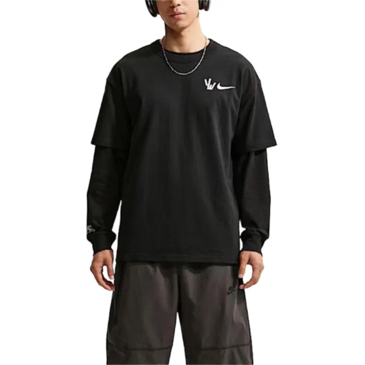 Женская футболка с круглым вырезом Nike, Black — фото 3