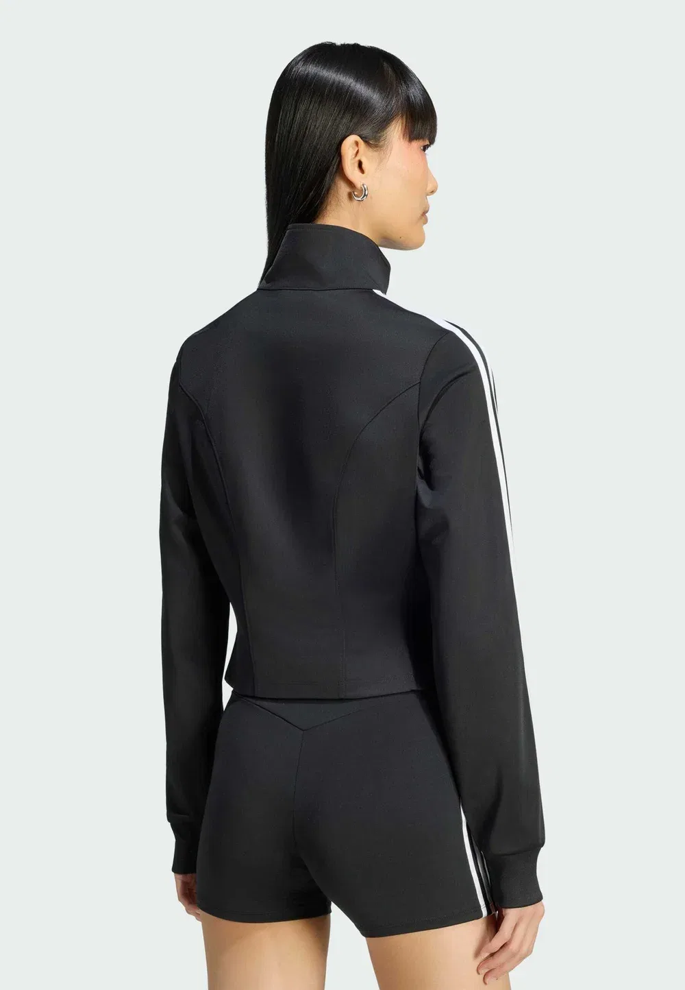 Спортивная куртка-корсет Firebird - тренировочная куртка Adidas Originals, Black — фото 2