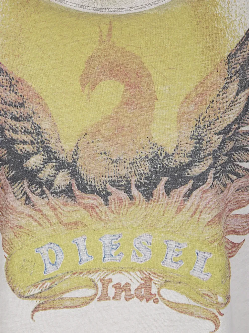 Футболка Diesel T-Hilary с длинными рукавами, бежевый — фото 3