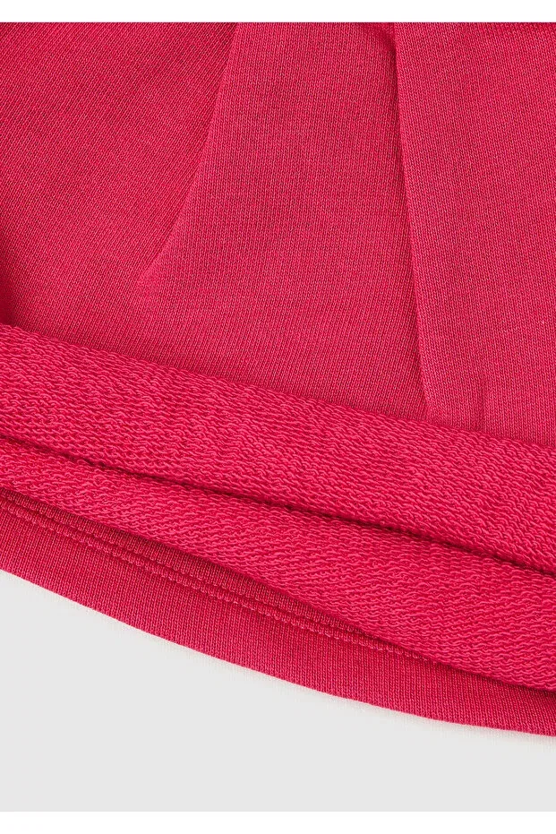 Детские шорты для девочек с завязками на поясе United Colors Of Benetton, Dark Pink — фото 3