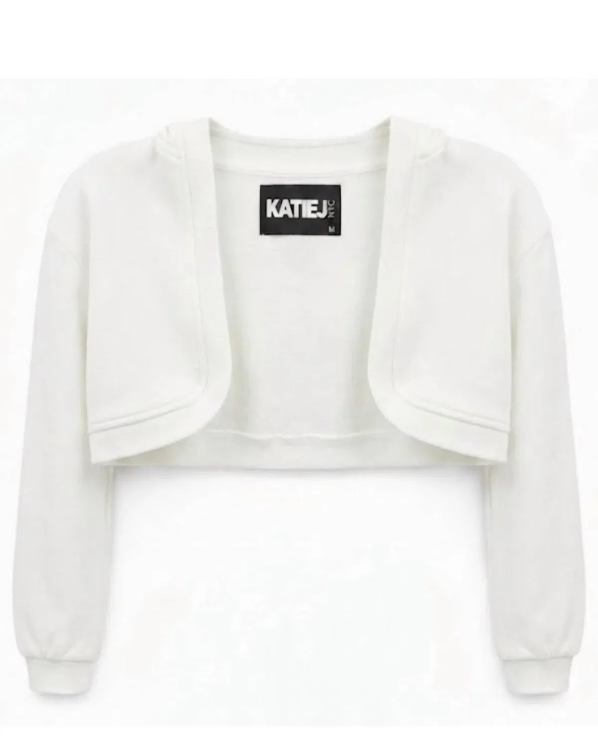 Детский худи-болеро с длинным рукавом Tristan Shrug Hoodie KatieJnyc, White