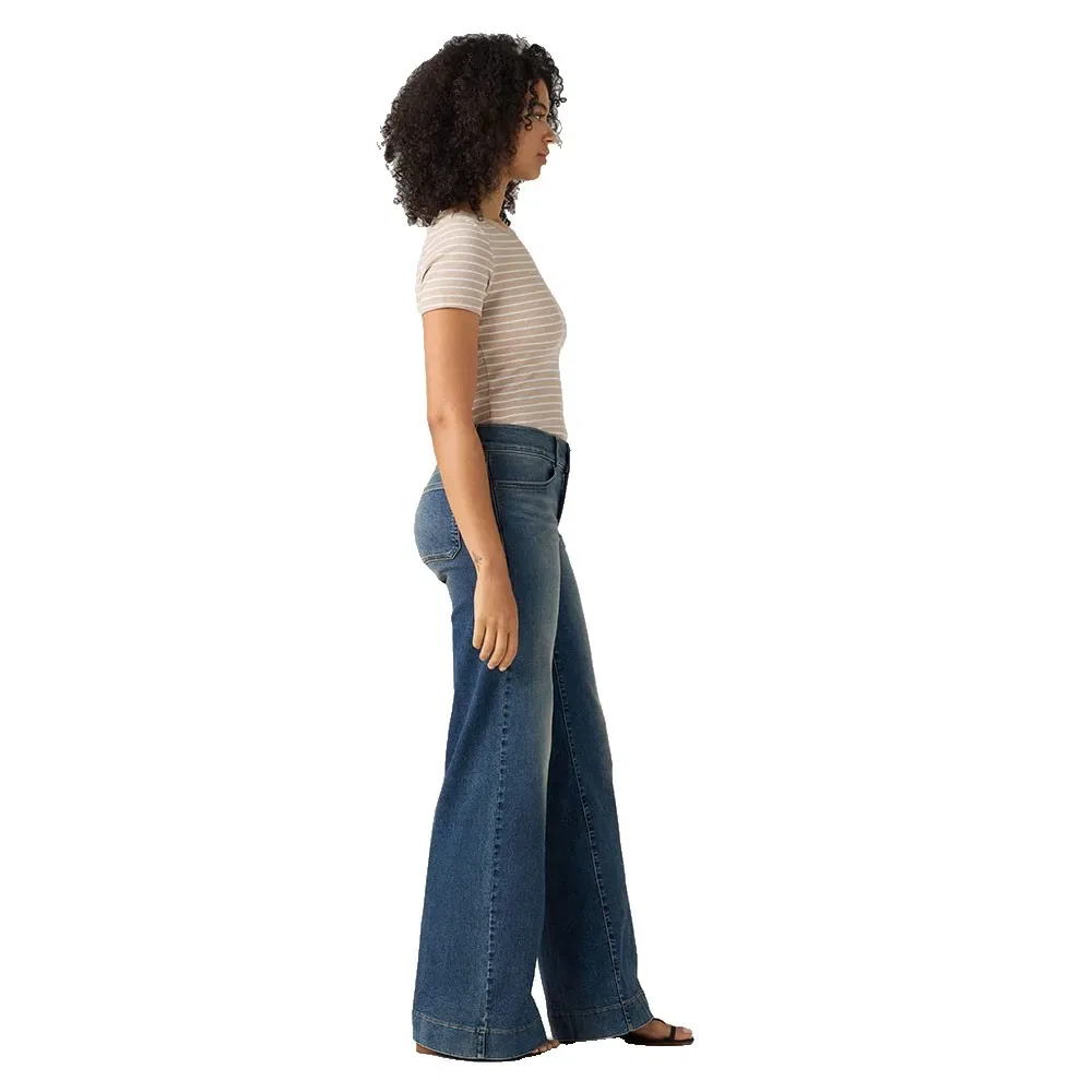 Женские джинсы с широкими штанинами 318 Tailored Wide Leg Levi's, Blue — фото 4