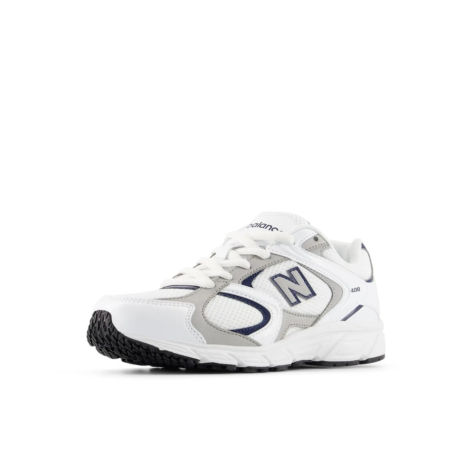 Детские кроссовки с сеткой и замшей New Balance, White