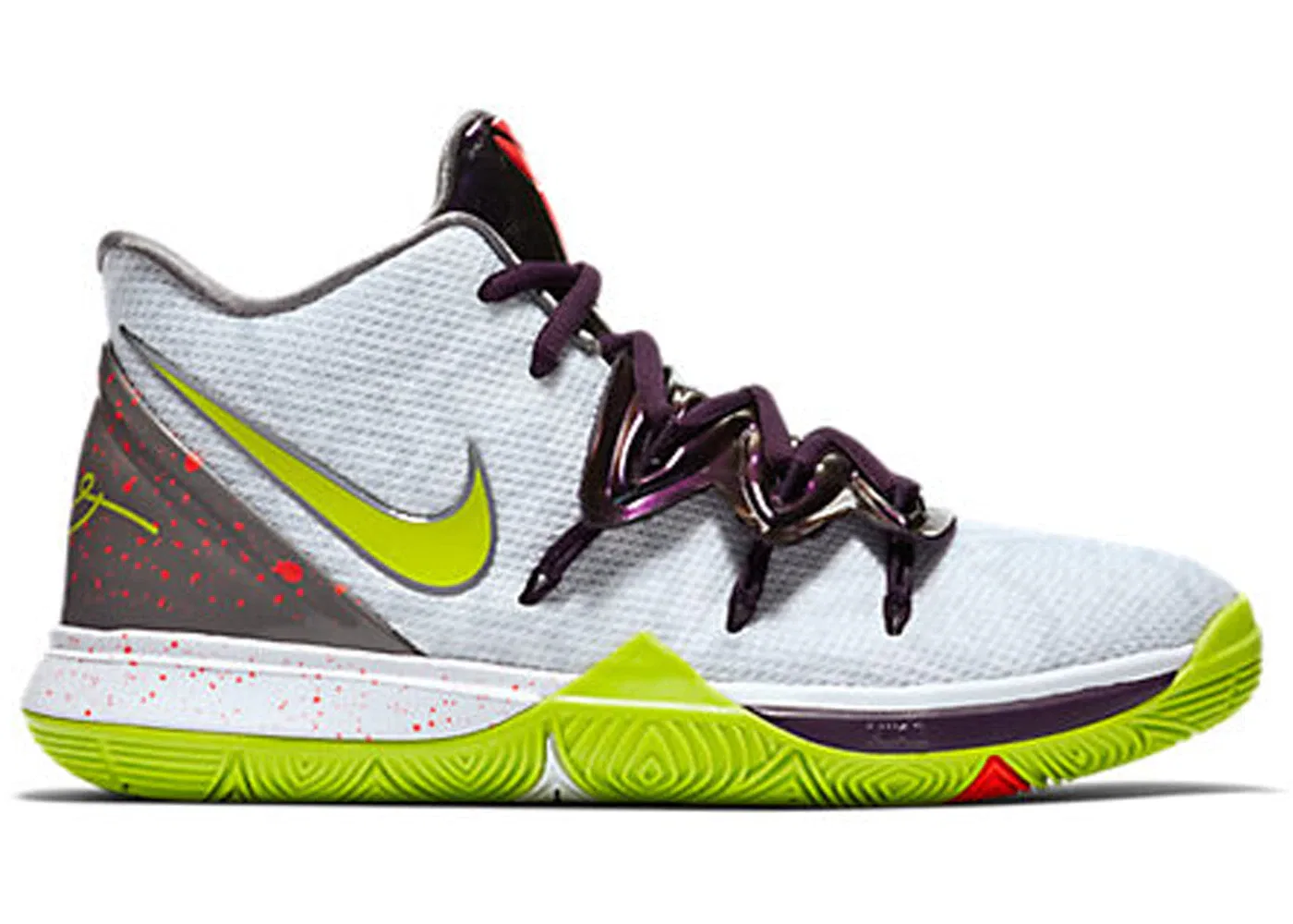Детские кроссовки для баскетбола Nike Kyrie 5, White/Cyber
