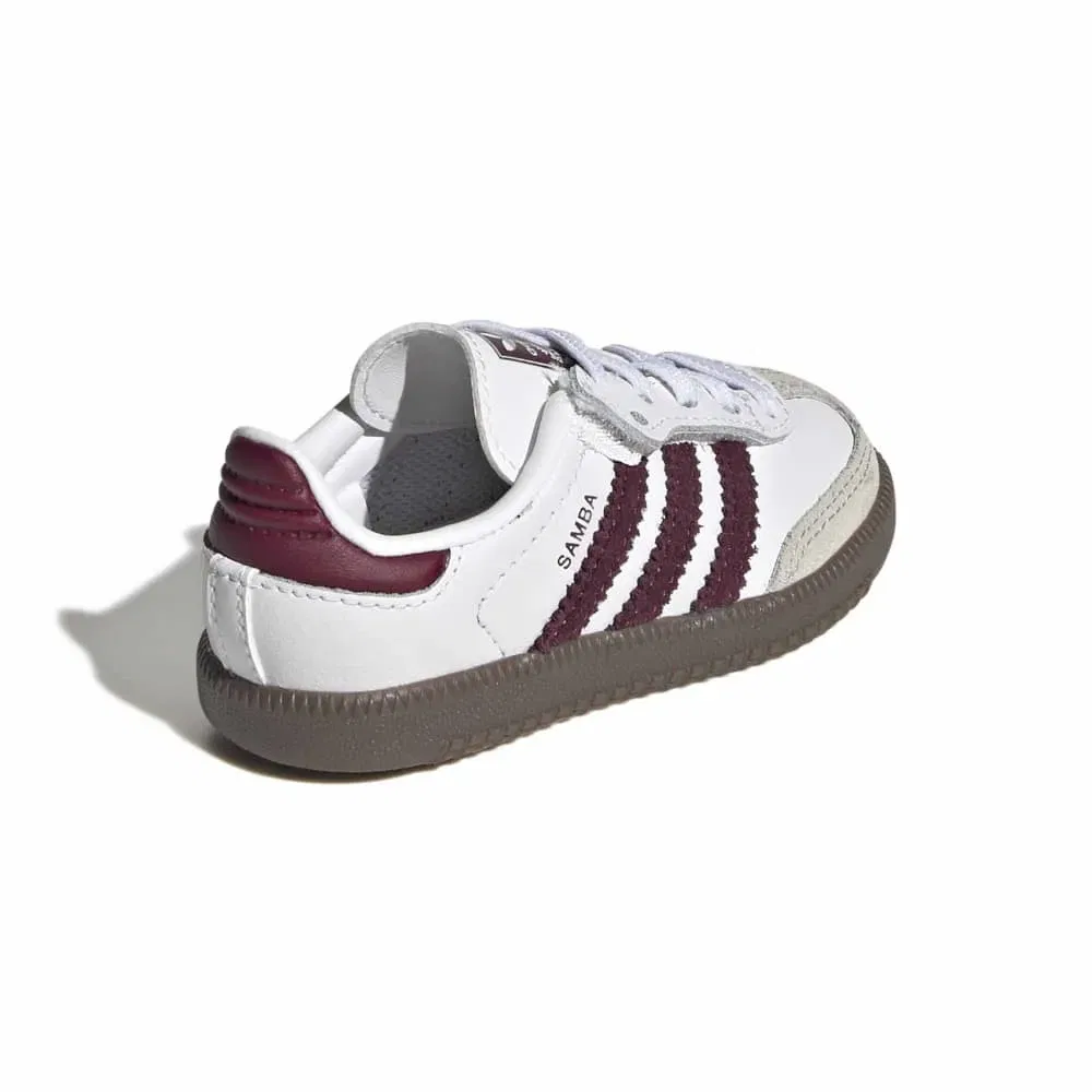 Кеды Samba OG с эластичной шнуровкой Adidas Originals, белый — фото 3
