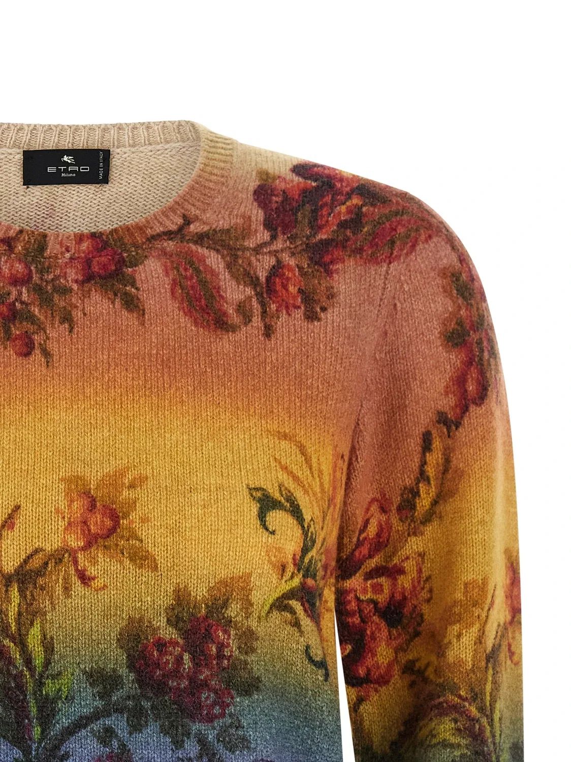 Свитер Dégradé жаккардовый ETRO, мультиколор — фото 3