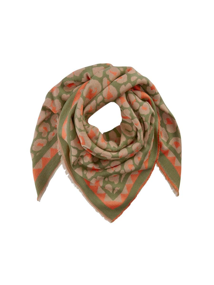 

Шарф CODELLO, Green/Orange