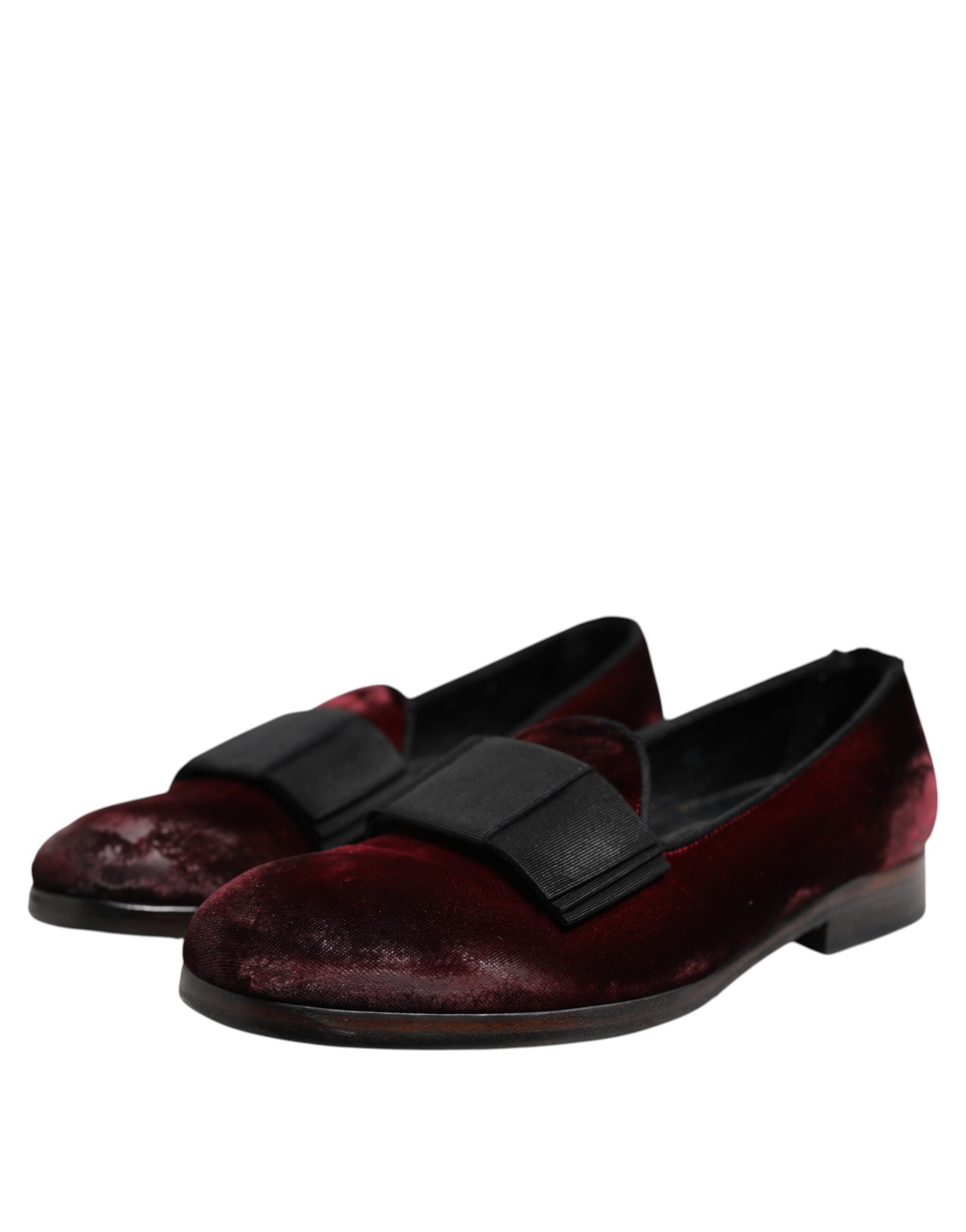 Мужские туфли-лоферы Red Velvet Slip On Dolce & Gabbana, красный — фото 3