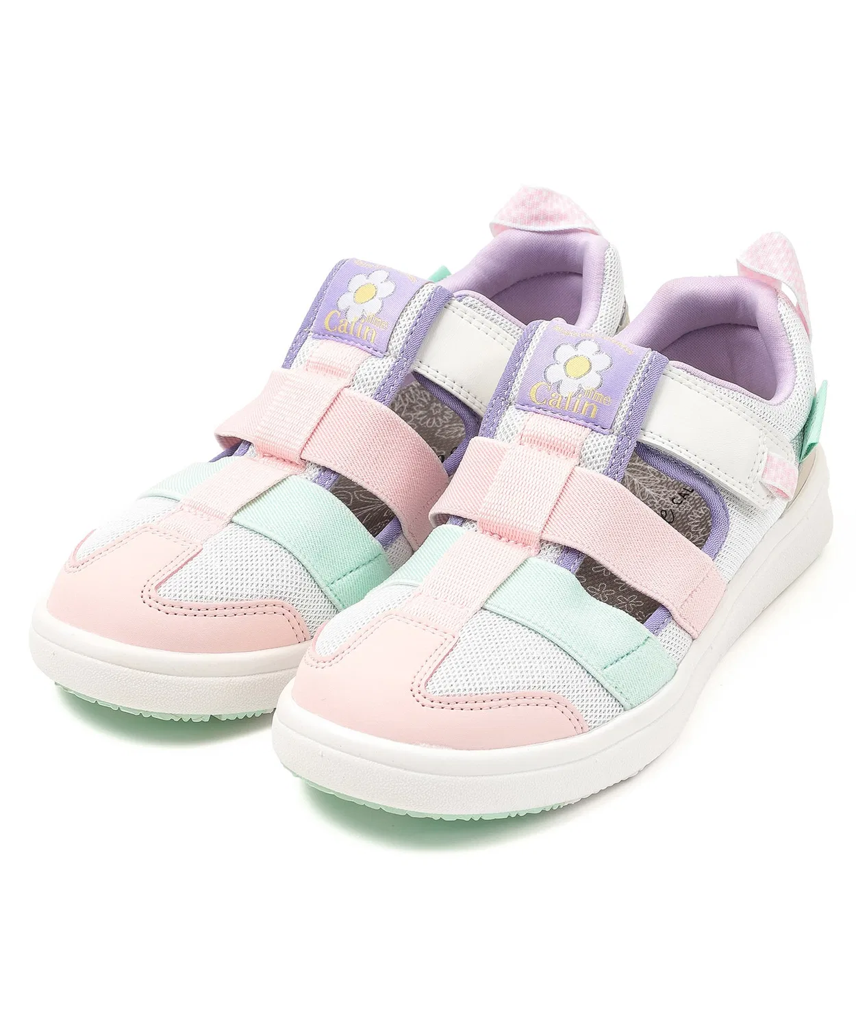 Детские сандалии с цветочным принтом IFME CALIN JUNIOR Daisy, Розовый