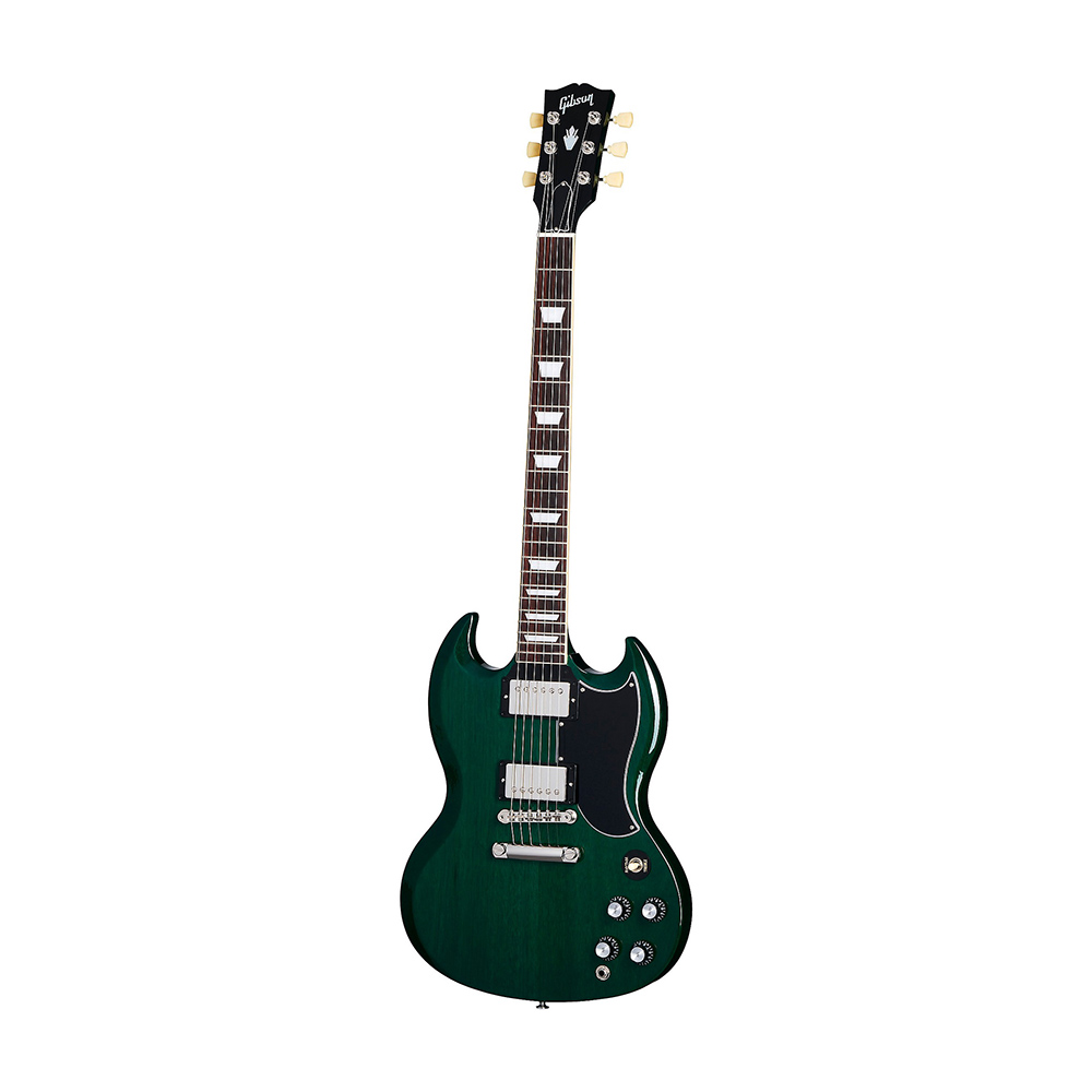 

Электрогитара Gibson SG Standard '61, полупрозрачная, темно-бирюзовая