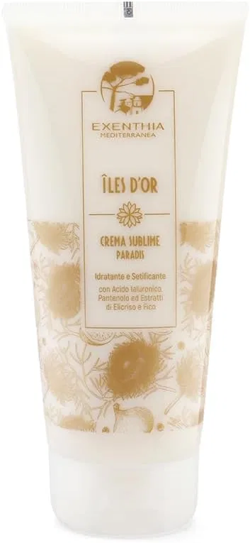Крем для тела Iles D'Or Cream Sublime Paradis Oficine Cleman с гиалуроновой кислотой, пантенолом и экстрактами бессмертника и инжира, 200 мл — фото 3