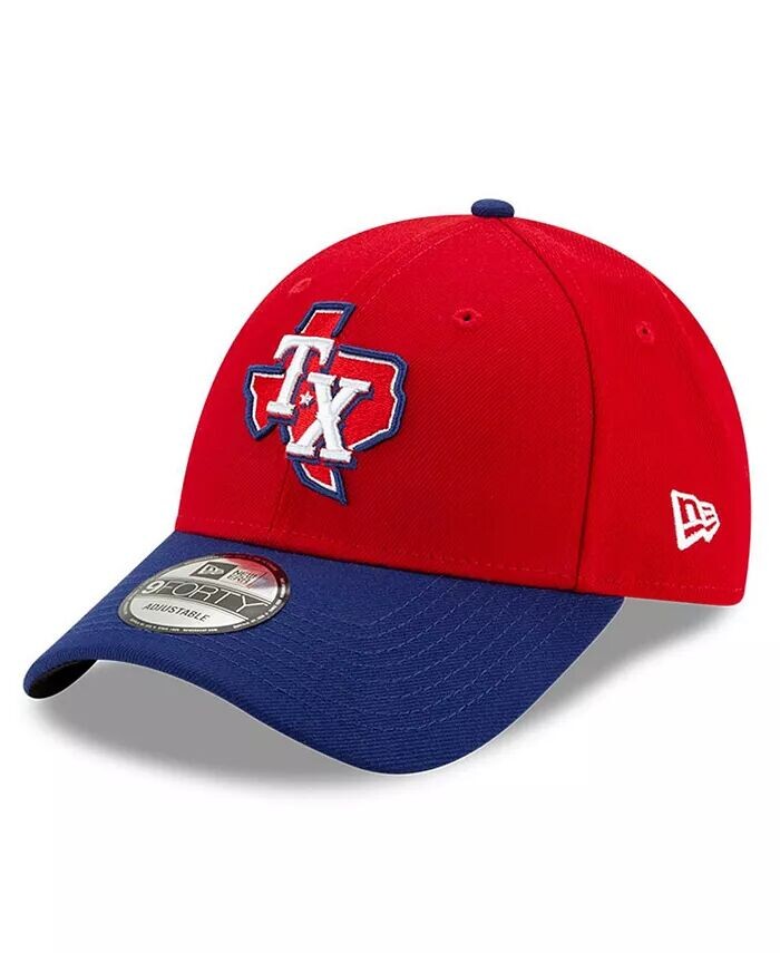 

Мужская красная регулируемая кепка Texas Rangers Alternate 3 The League 9Forty New Era, красный