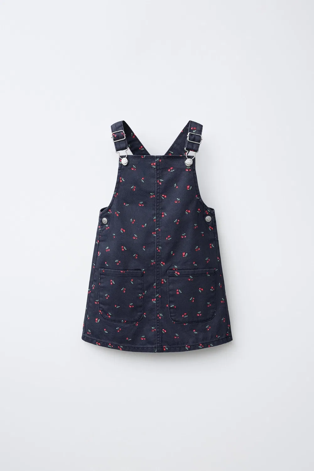 Платье-фано из вишневой саржи ZARA, Blue