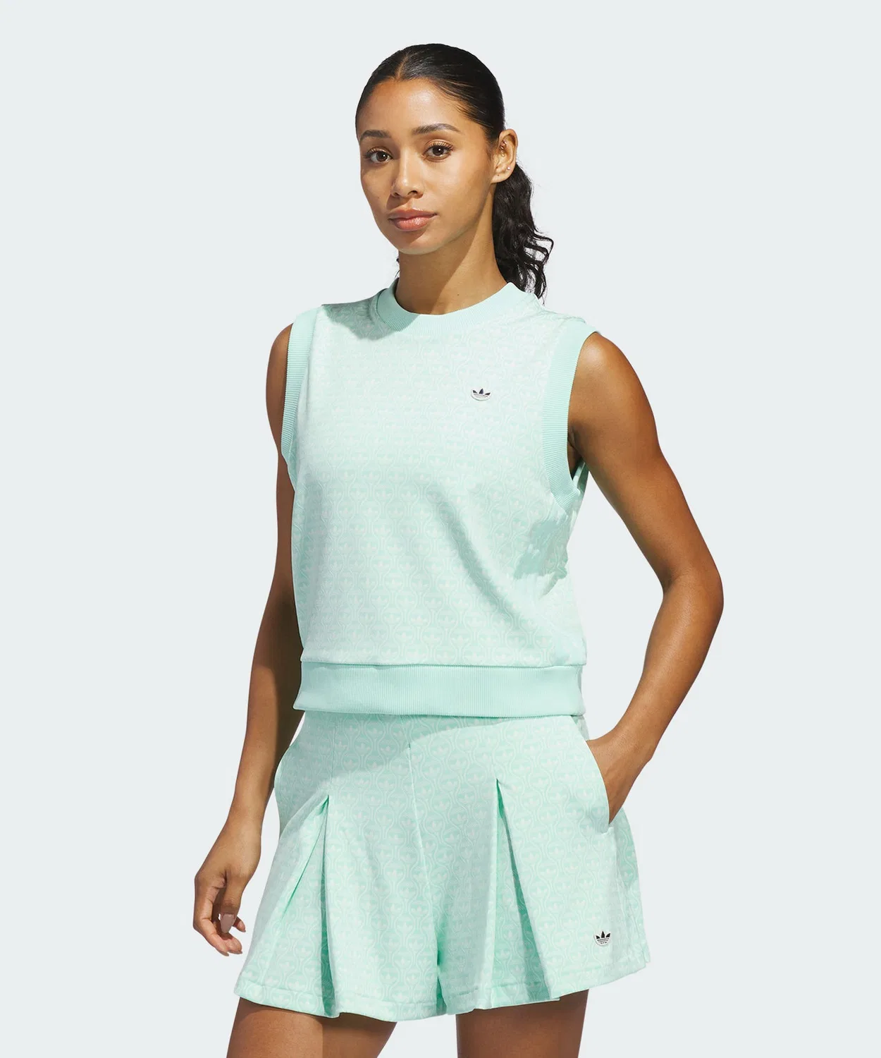 Женский жилет с принтом OriginalSs All Over Vest Adidas, Green