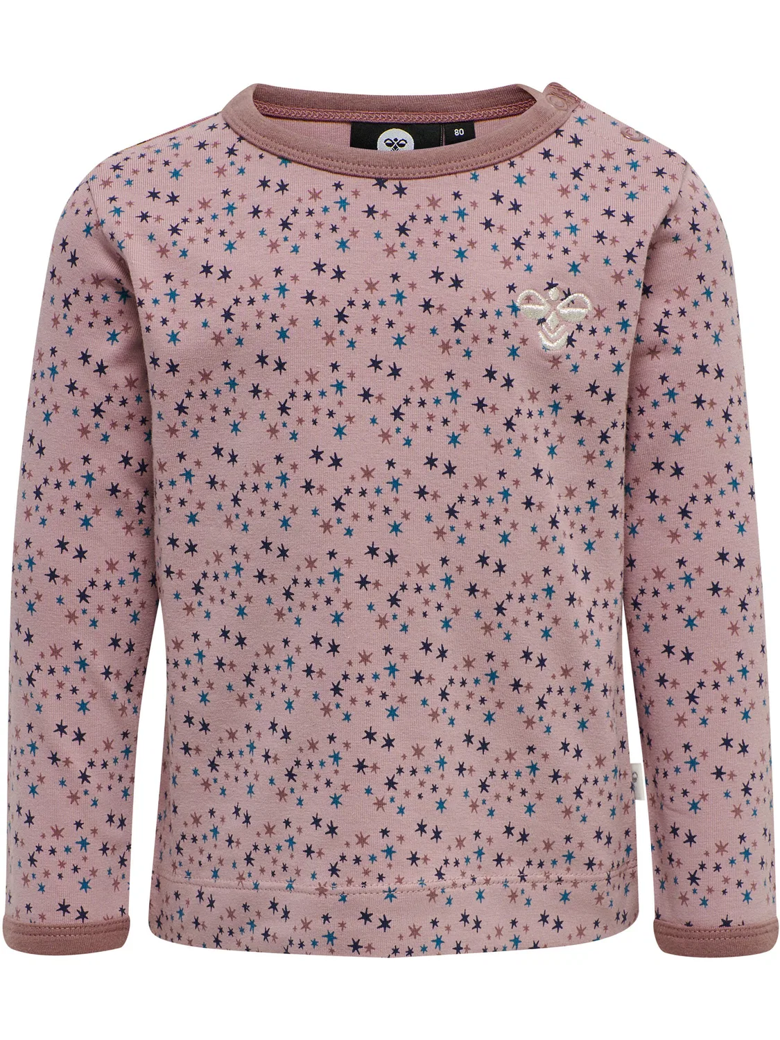 Детская футболка с длинным рукавом Hmlstar Hummel, Rosa Hellrosa Blutenblattbeige