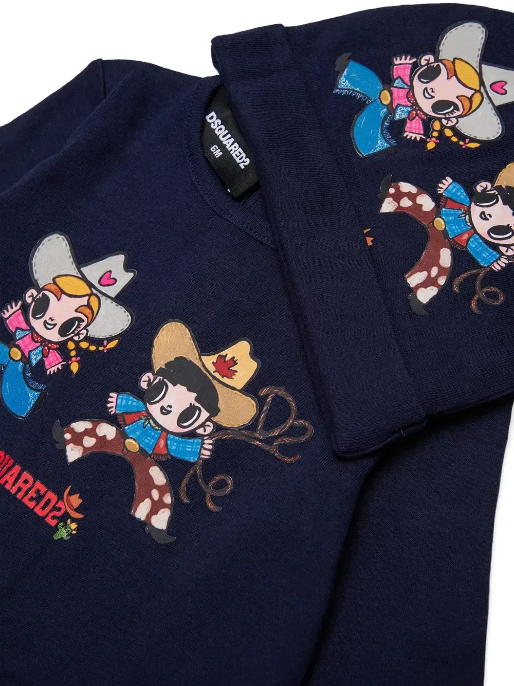Пижамный комплект с графическим принтом Dsquared2 Kids, синий — фото 3