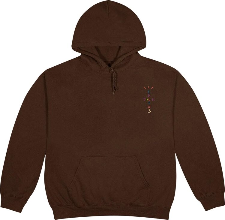 

Худи Cactus Jack by Travis Scott x McDonald's Smile Hoodie 'Brown', коричневый