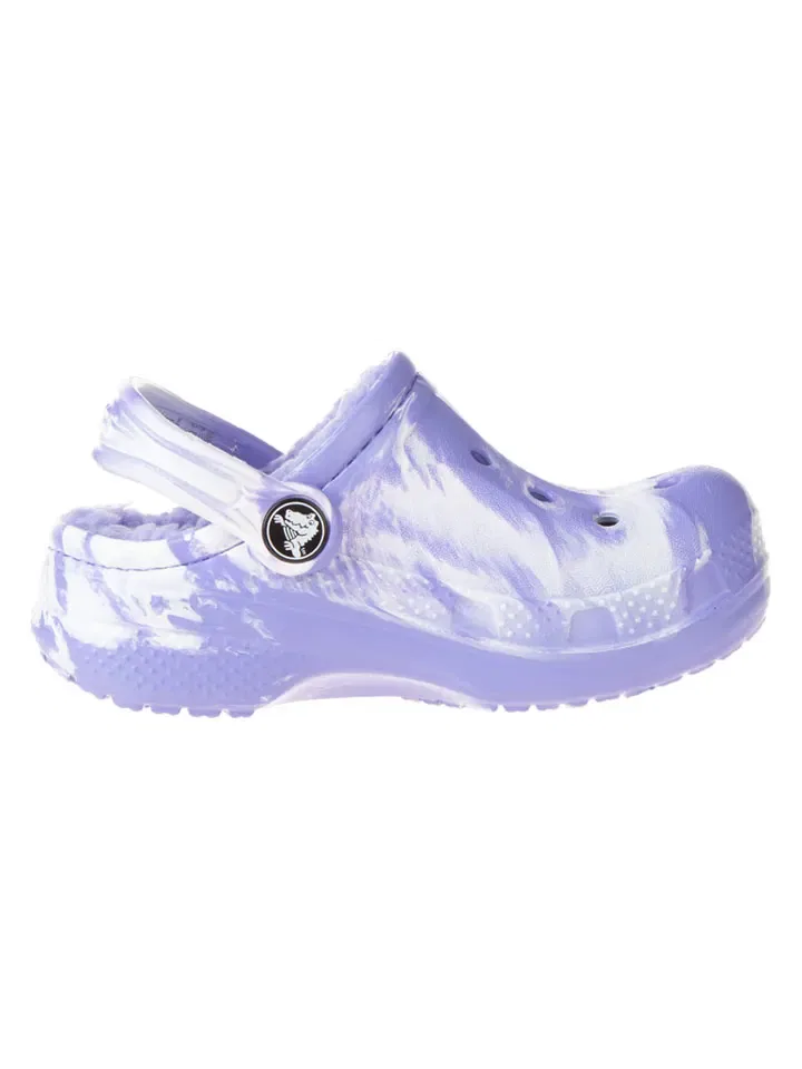 Сабо с подкладкой Baya Lined Crocs, лиловый — фото 2