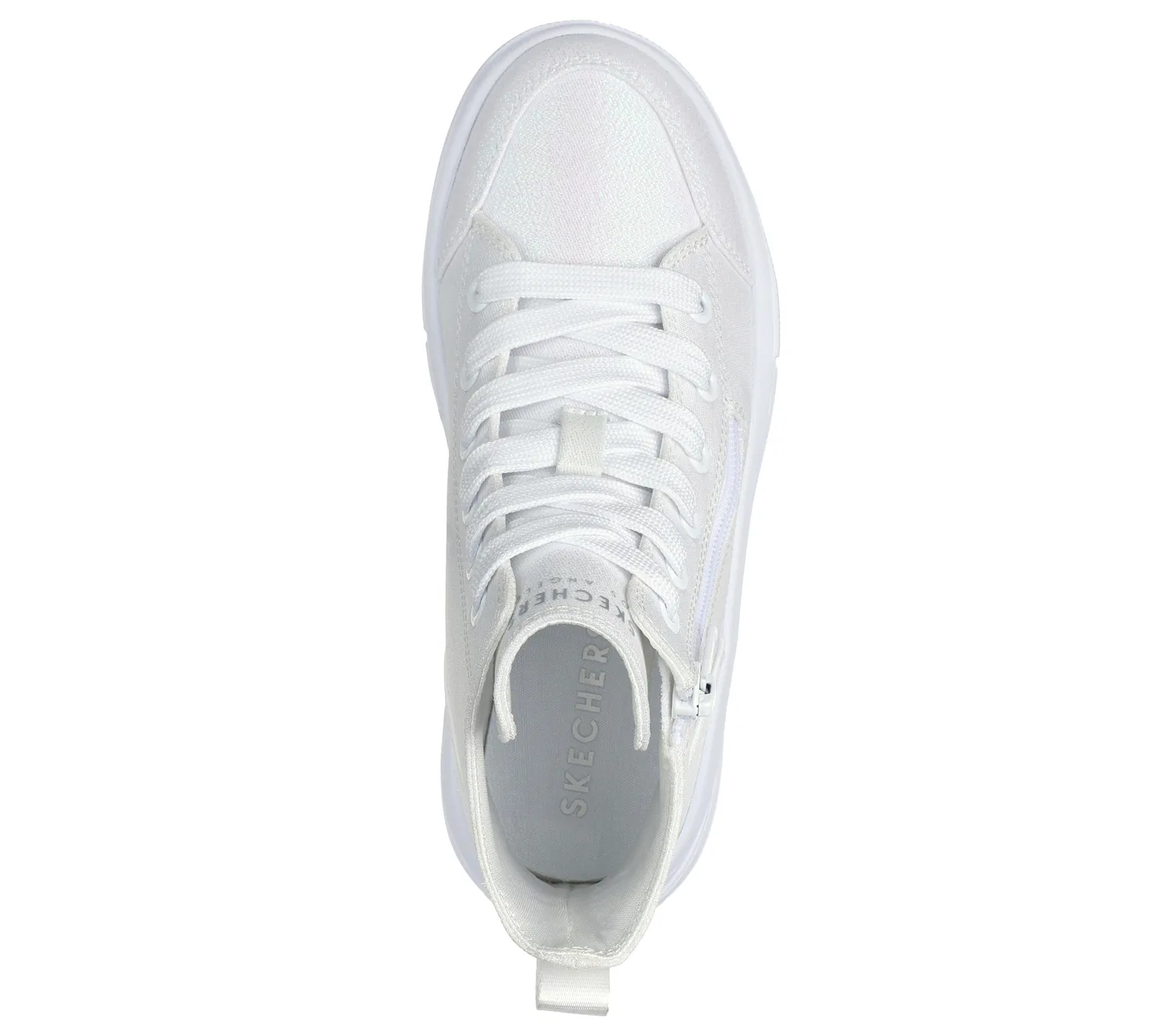 Детские кроссовки на платформе HYPERLIFT Skechers, Weiss — фото 2