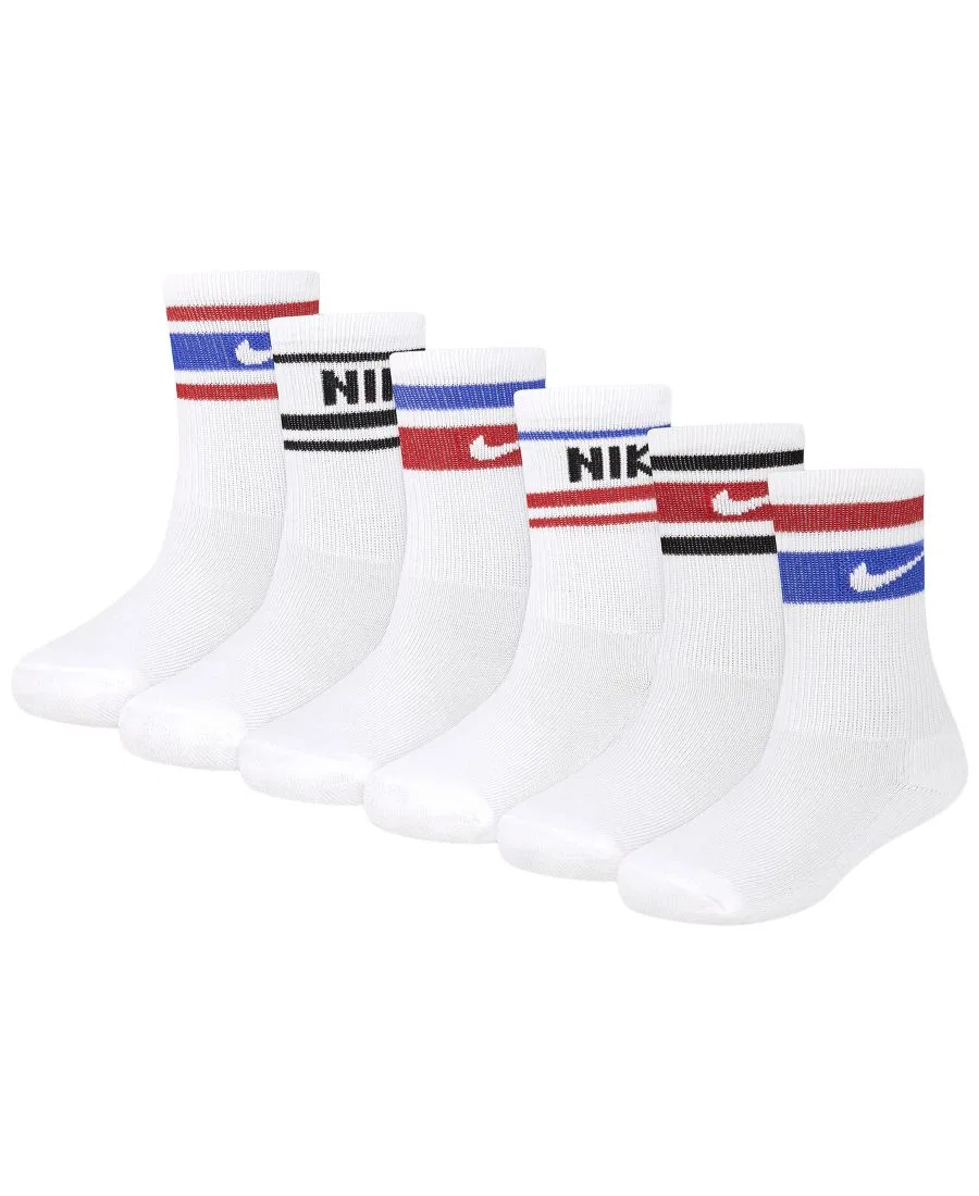 Комплект носков с защитой стопы Varsity Cushioned, 6 пар Nike, Game Royal