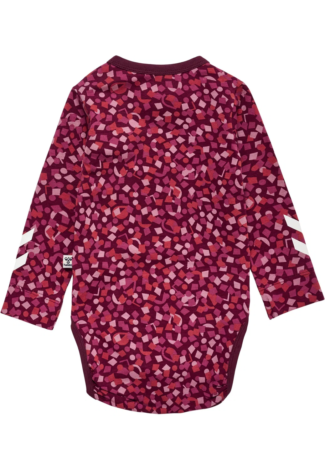 Детский боди-комбинезон с длинным рукавом Hmlconfetti Hummel, ROT Bordeaux Altrosa — фото 2