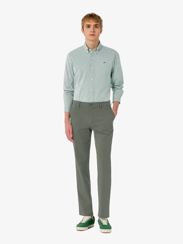 Чинос мужской, утепленный LACOSTE, Khaki