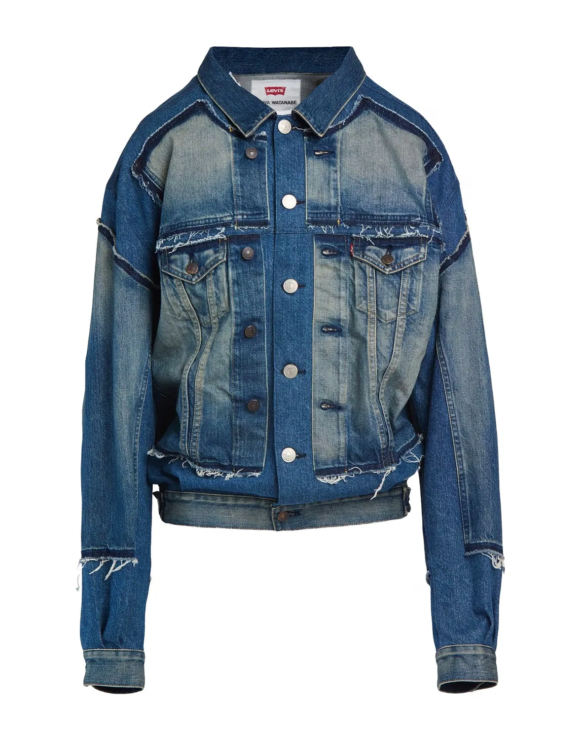 Мужская джинсовая куртка-тракер с выцветанием Levi'S, синий