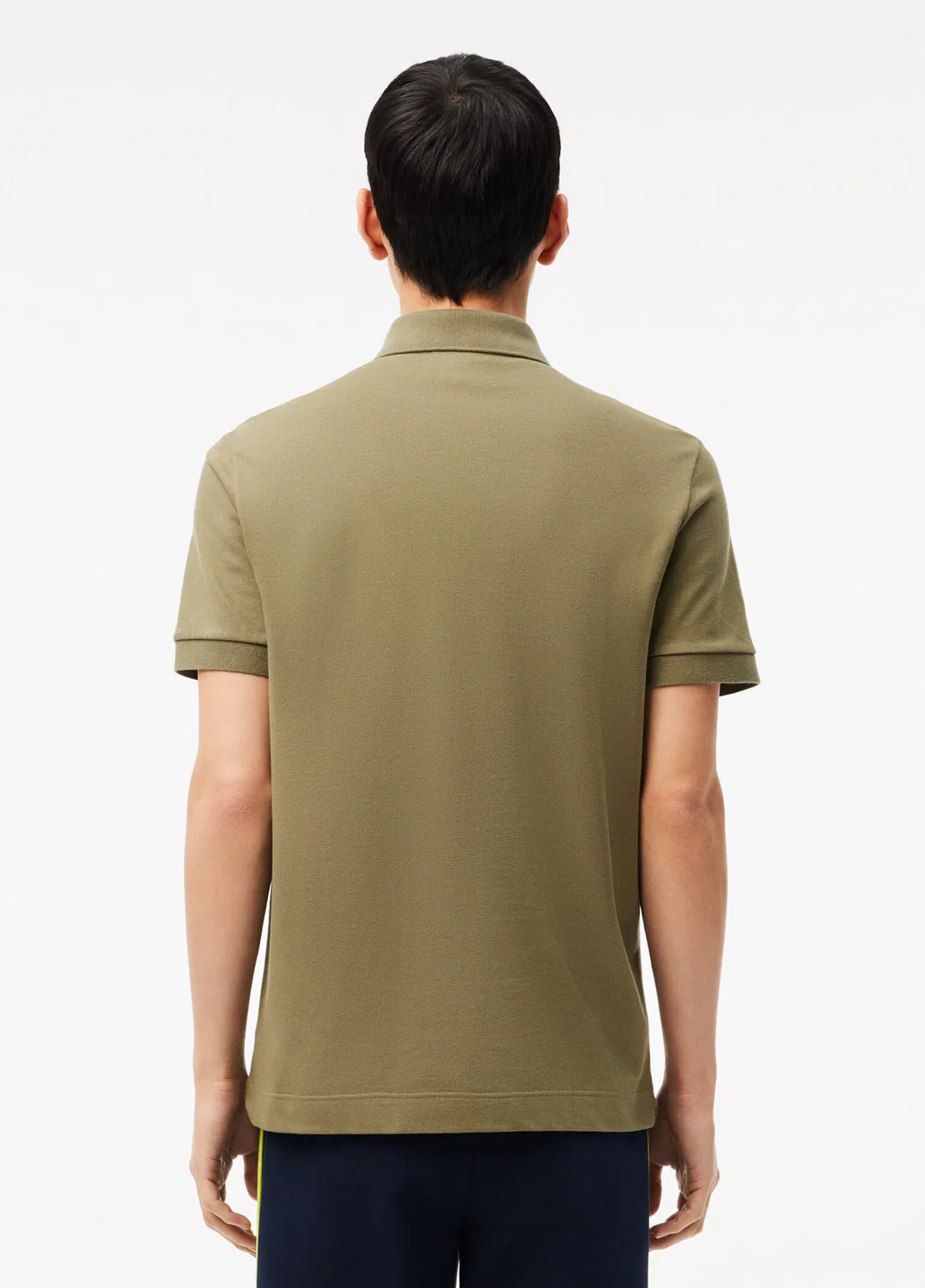 Поло Lacoste Paris Regular Fit, хаки — фото 3