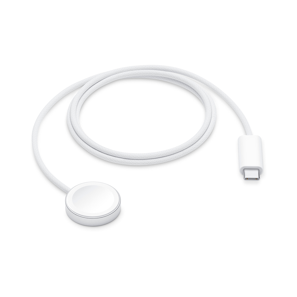 

Зарядный кабель Apple Watch Magnetic Fast Charger - USB Type-C, 1 м, белый