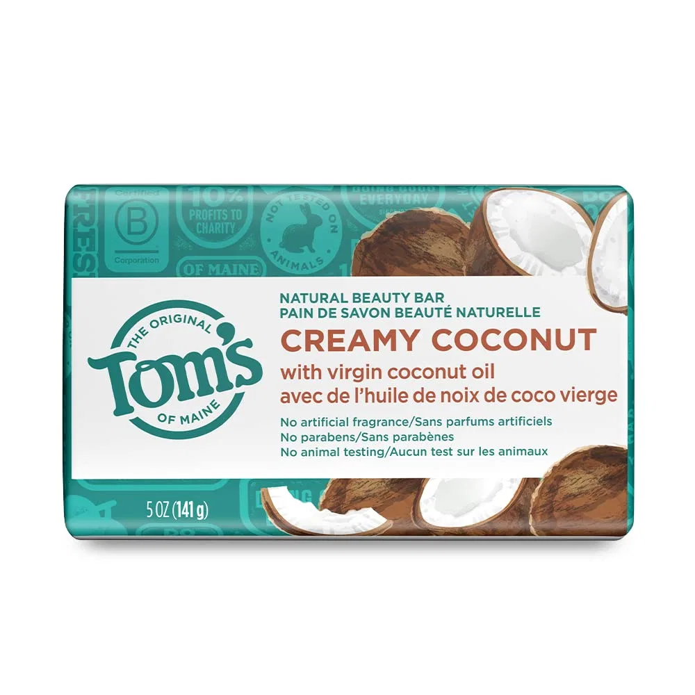 Мыло твердое Tom's of Maine, Creamy Coconut, 142 г