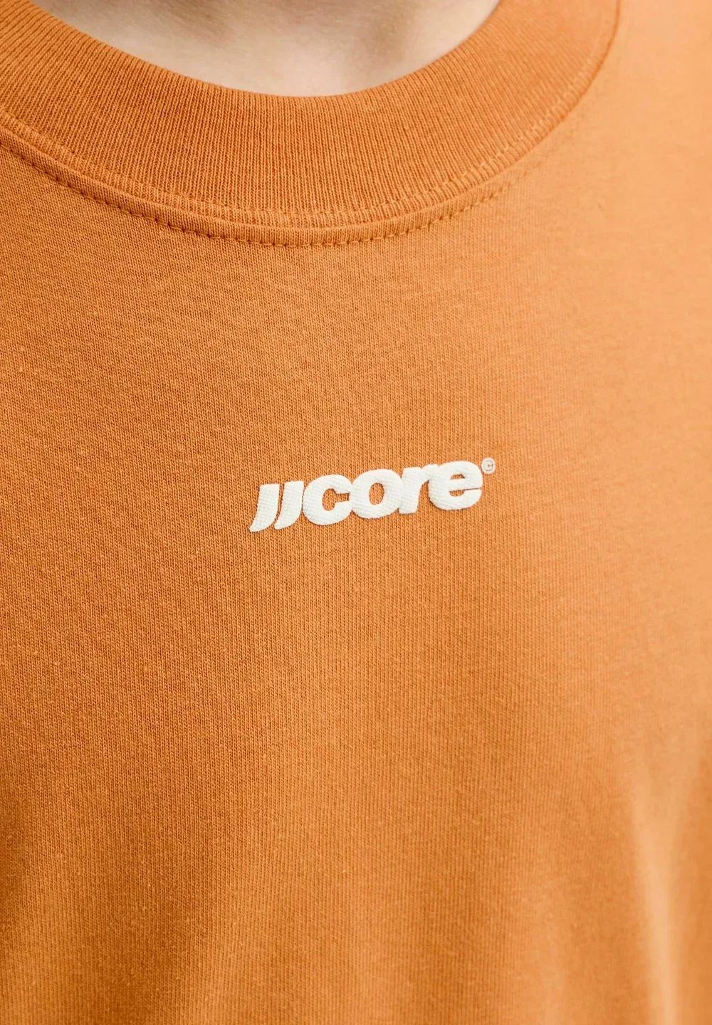 Футболка с надписью Jcoclub на спине, размер ss, cn sn jnr - футболка с принтом Jack & Jones Junior, Tomato Cream — фото 4