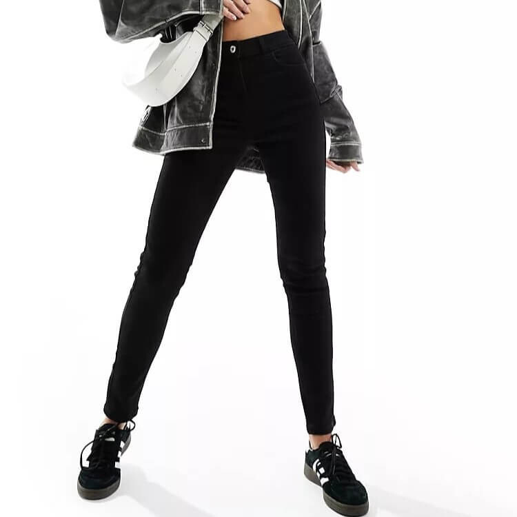 

Джинсы Collusion x001 High Rise Skinny, черный