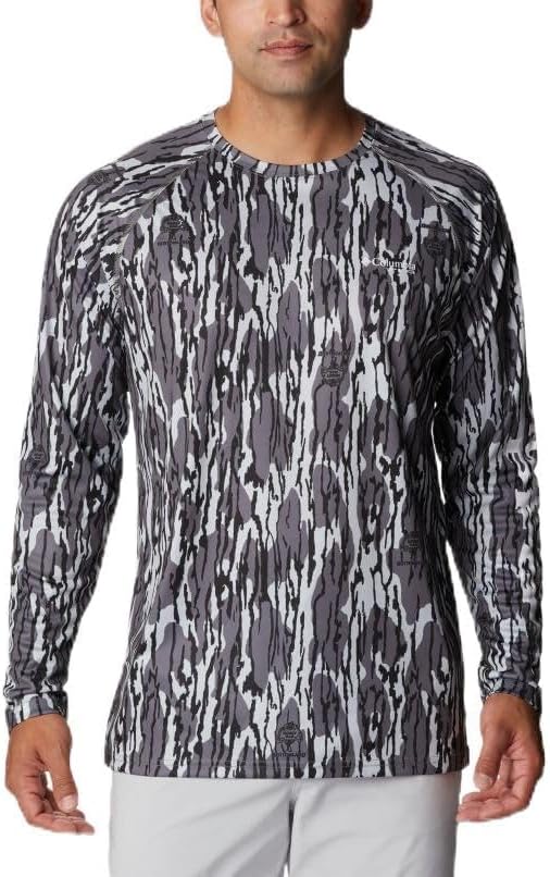 

Columbia мужская футболка с длинным рукавом Terminal Tackle PFG Statetriot, Cool Grey M O Bottomland