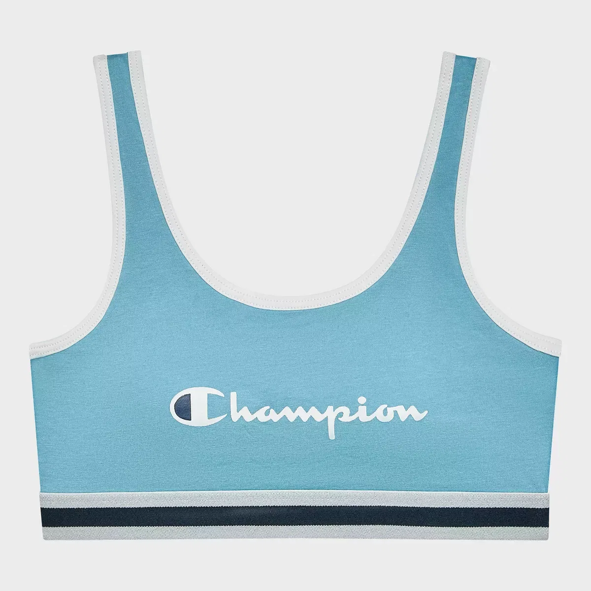 Детское бра для девочек хлопковое Champion Iconic Essentials, Light Blue