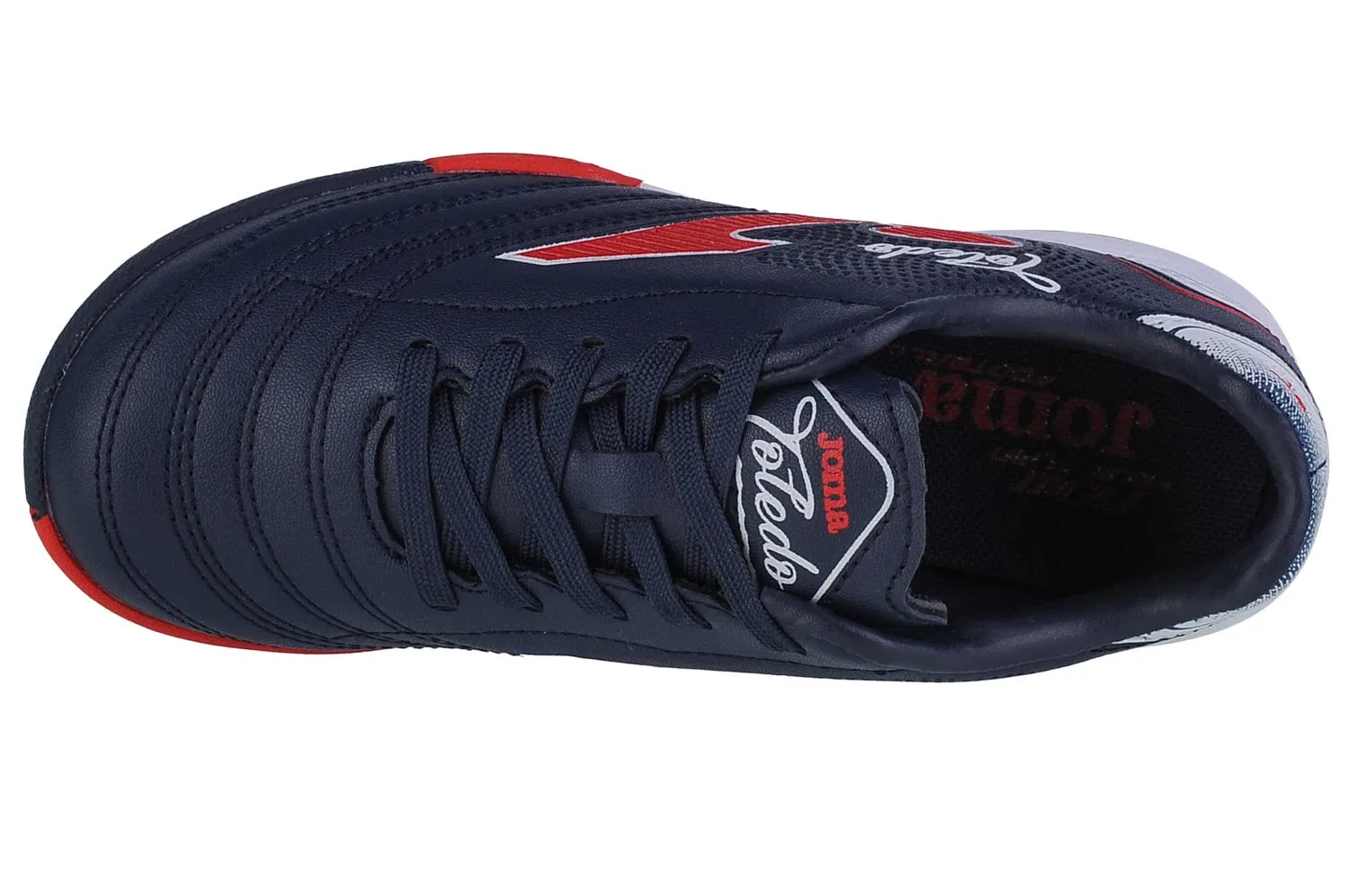 Детские бутсы для футбола на искусственном покрытии Joma Toledo Jr 2203 TF, Navy — фото 3