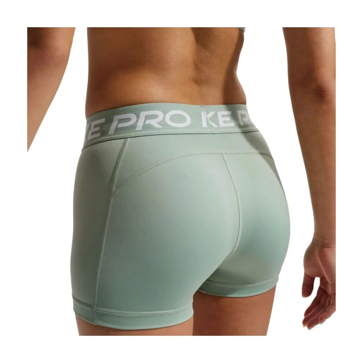 Женские шорты Pro Mid-Rise 7.5cm (approx.) Biker Shorts 'Steam White' Nike, Steam/White — фото 2