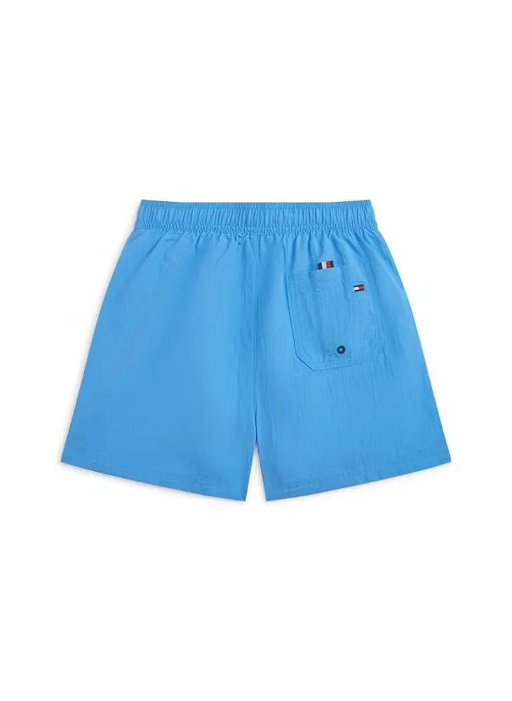 Tommy Hilfiger Шорты для плавания с вышитым логотипом, Copenhagen Blue — фото 3