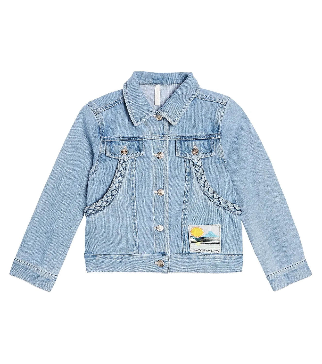 Легкая куртка джинсовая August Zimmermann Kids, синий