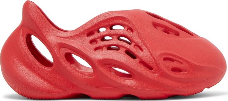 Кроссовки Adidas Yeezy Foam Runner Kids 'Vermilion', красный — фото 2