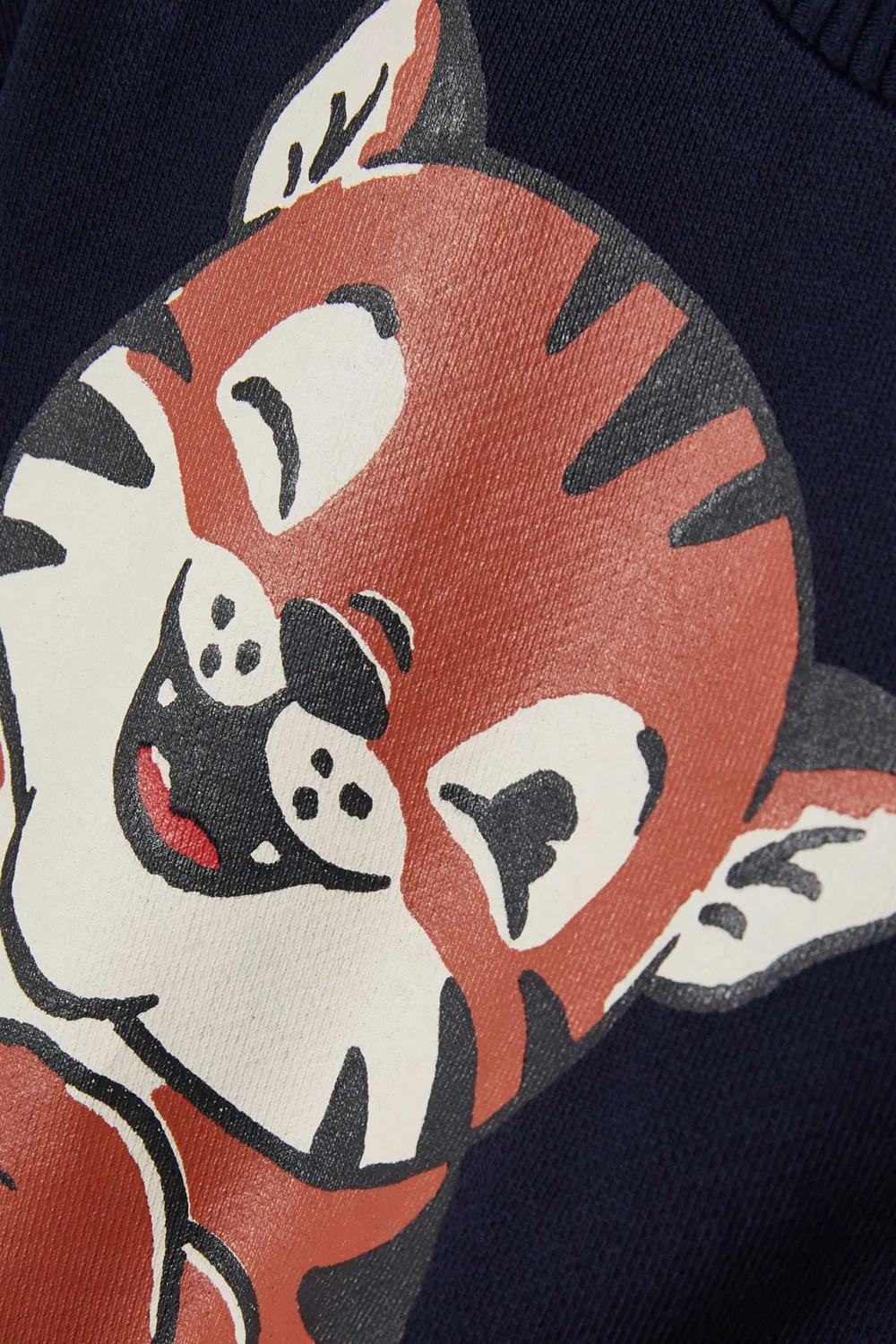 Свитшот с принтом тигра из флиса KENZO KIDS — фото 3