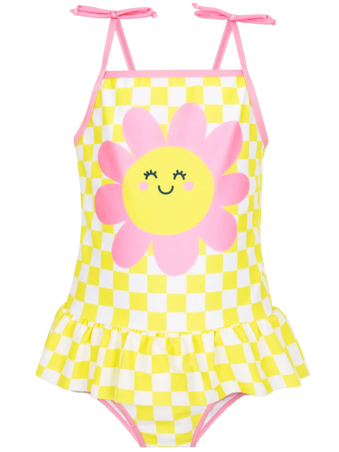 Детский купальник с цветочным принтом Harry Bear, Yellow