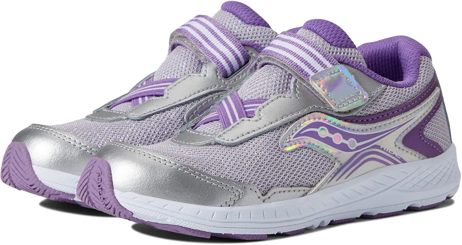 Детские кроссовки для девочек Ride 10 Jr. Saucony, Silver/Purple