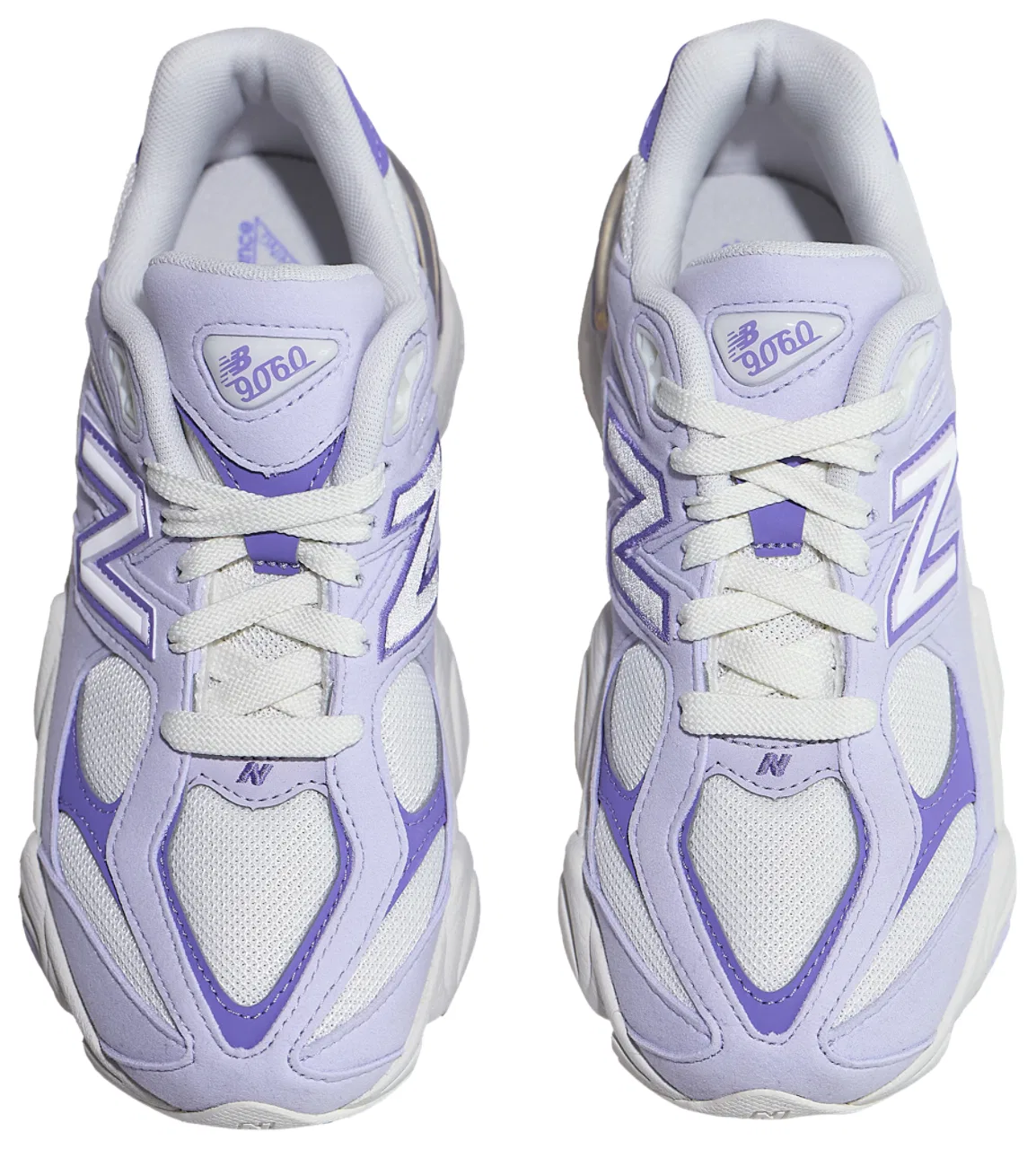 Кроссовки для девочек 9060 New Balance, цвет Sea Salt/Violet Crush — фото 4